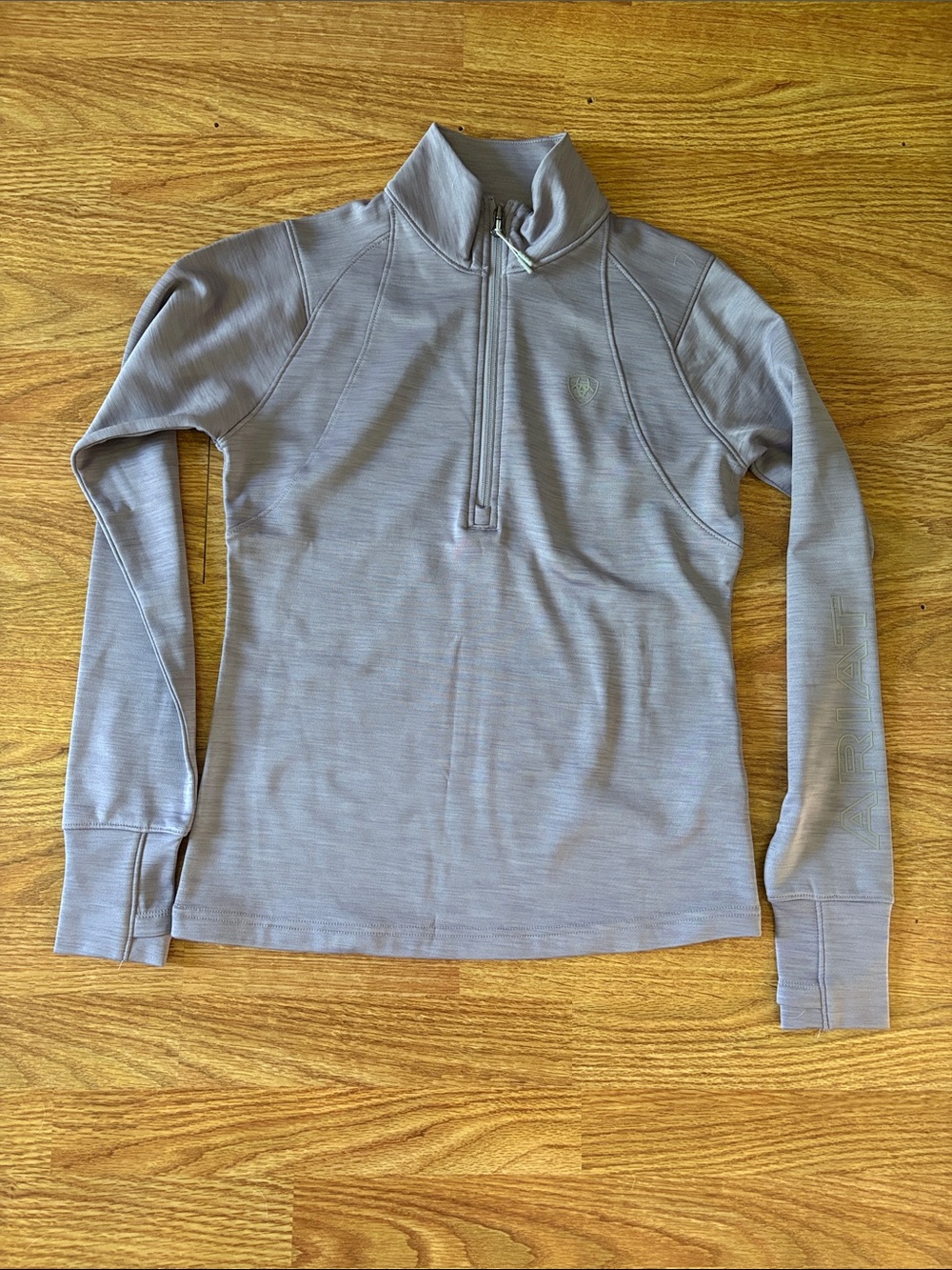 Ariat Women's Light Purple Quarter-Zip Pullover
